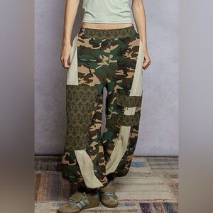 POL Camouflage Patchwork Women's Pants